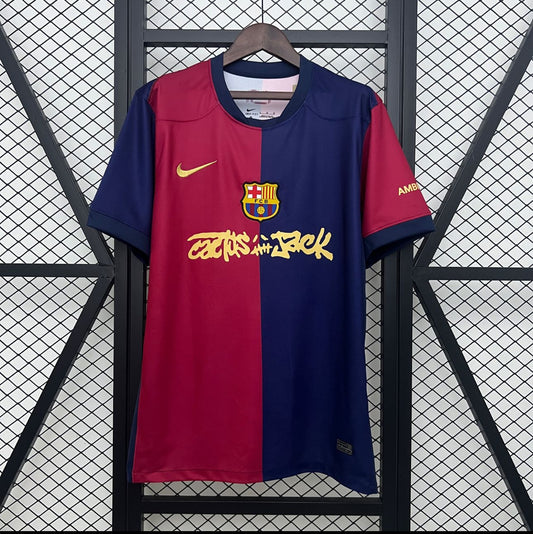 Barcelona travis scott home kit 24/25