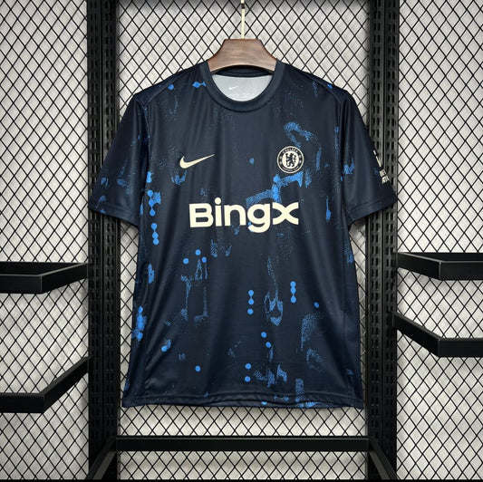 Chelsea 24/25 Dark Blue Pre match training Jersey